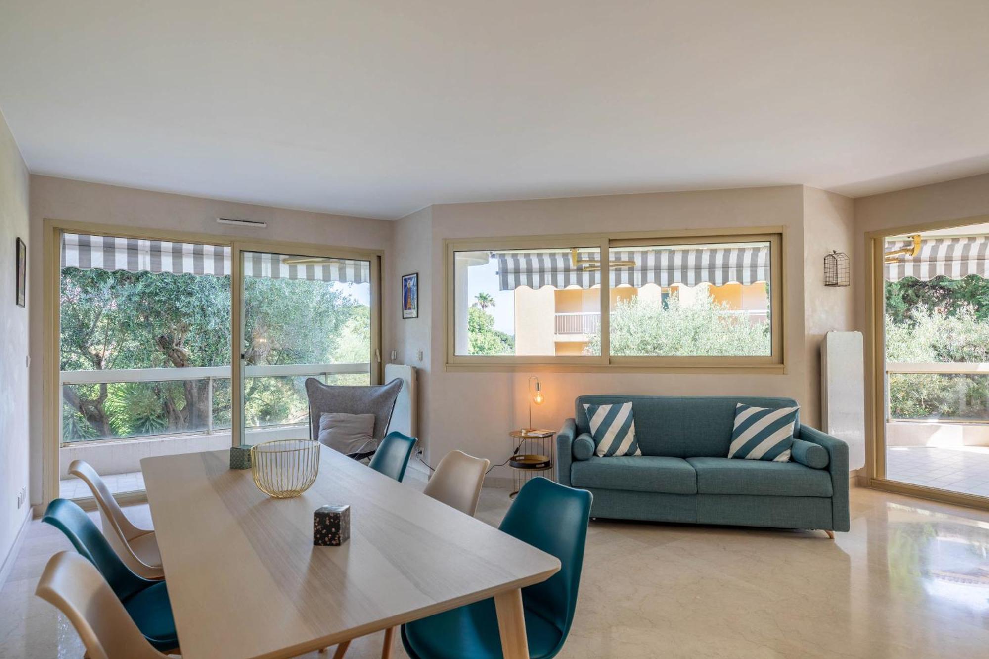 Tanit Piscine, 6 Couchages, Parking Apartment Antibes Exterior photo